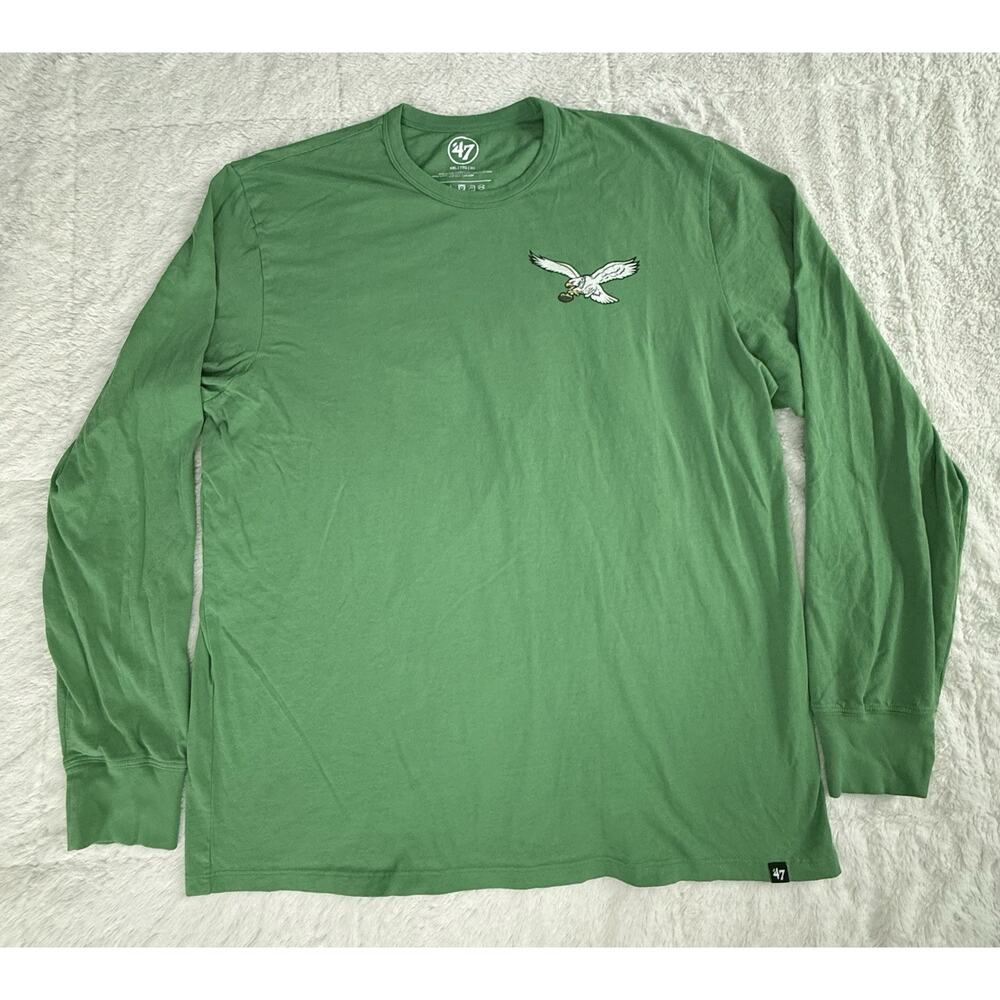 ‘47 Kelly Green Philadelphia Eagles Regional Backer Franklin Long Sleeve XL